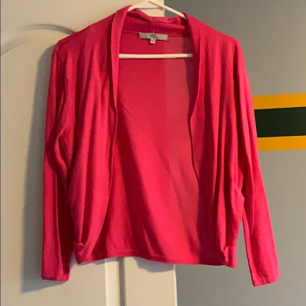 Pink Bolero Style Sweater